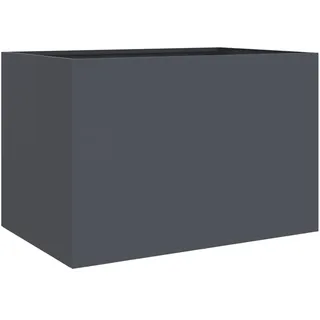 vidaXL Pflanzkübel Anthrazit 62x47x46 cm Stahl