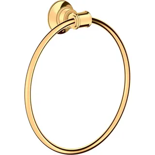 hansgrohe AXOR Montreux Handtuchring, 42021990, Farbe: Polished Gold Optic