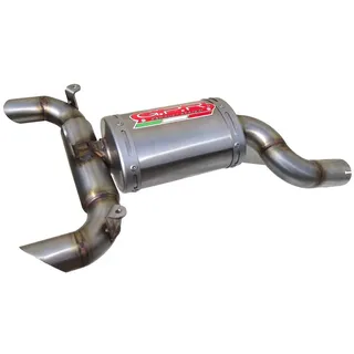 Gpr Exhaust Systems Oval Titanium Gsr 600 06-11 Homologierter Slip On Schalldämpfer – Silver / Silver - Homologated