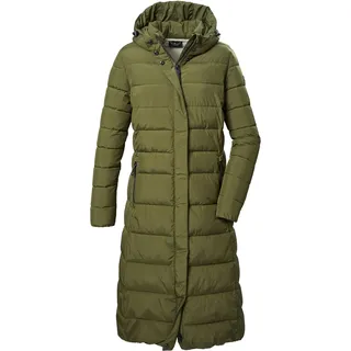 G.I.G.A. DX Damen Steppmantel/Wintermantel mit Kapuze GW 19 WMN QLTD CT, olivgrün, 38,