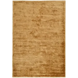Tom Tailor HOME "Shine uni", rechteckig 8 mm Höhe Handweb Teppich, 100% Viskose, handgewebt, mit elegantem Schimmer,