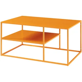 [en.casa] Couchtisch Solund 90x60x45 cm Orange