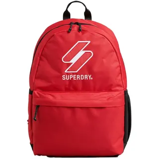 Superdry Code Essential Montana Rucksack - Risk Red - One Size