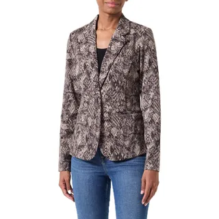 ICHI Damen Ihkate Print Bl21 Lässiger Blazer, Beige, S EU