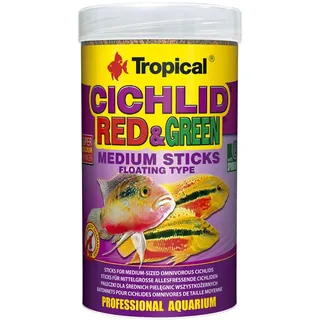 Tropical Cichlid Red&green M 1000ml Fischfutter - Multicolor - One Size