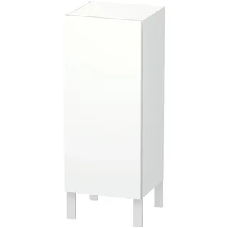 Duravit  L-Cube Halbhochschrank individual, eine Tür Anschlag rechts, variable Maße, 250-500x200-363x600-900mm, LC1189R1818, Farbe: Weiß Matt Dekor