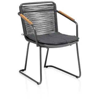 Kettler Dining Sessel Gestell Aluminium anthrazit matt