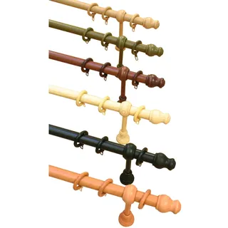 GARDINIA Gardinenstangen-Set Lugano Ø 28 mm Kolonial 200 cm