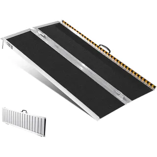 Vevor Tragbare Rollstuhlrampe 1,52 m Laderampe schwarz