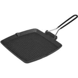 ILSA Grillpfanne Mixgrill, quadratisch, Gusseisen, 24 x 24 cm