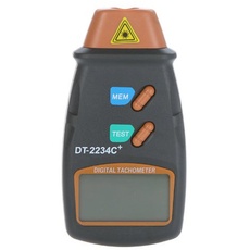 WINGONEER Professional Digital Tachometer, Digital Laser Foto Drehzahlmesser Berührungsloser RPM Tach