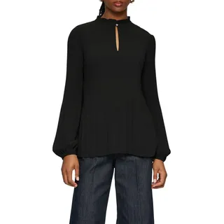 s.Oliver Plissierte Bluse - schwarz - 36