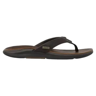 Reef Leather Offshore  Teenslippers - donkerbruin - Maat 46