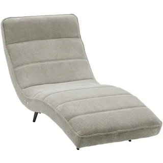 Welnova Relaxliege , Ecru , Textil , Uni , 78x83x168 cm , Made in EU, FSC Mix , Stoffauswahl , Wohnzimmer, Sessel, Relaxliegen