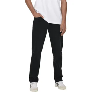 Only & Sons ONSEDGE Loose Schwarz 32/32