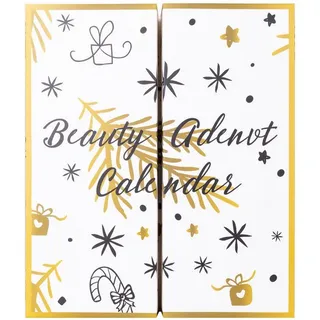 Accentra Adventskalender Dekorativkosmetik GOLD/WEIß Adventskalender für Frauen