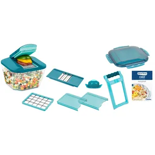 Genius »Nicer Dicer Chef Manueller Essenszerkleinerer blau