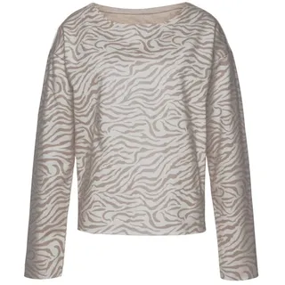 LASCANA Sweatshirt Damen nougat-beige Gr.32/34