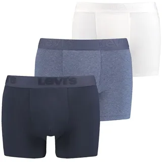 Levi ́s Underwear Premium Boxershorts 3 Einheiten - Blue Combo - S