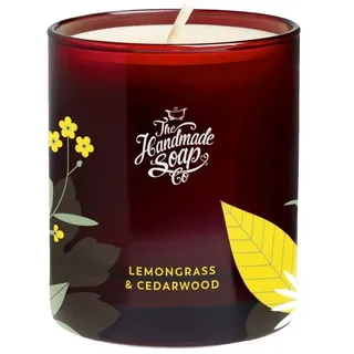 The Handmade Soap Company Lemongrass-Cedarwood Duftkerze 210 g silber