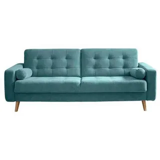 Mid.you Schlafsofa , Grün , Textil, Holzwerkstoff , 222x86x90 cm , Wohnzimmer, Sofas & Couches, Schlafsofas, Sonstige Schlafsofas