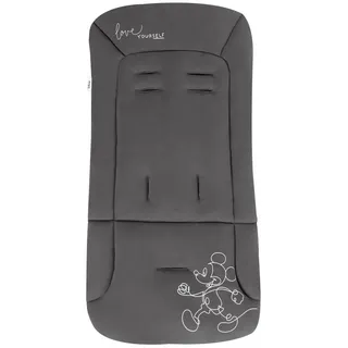 Hauck Kinderwageneinlage , Schwarz , Kunststoff , Füllung: Polyester , 70x37x3 cm , Baby on Tour, Kinderwagen, Kinderwagenzubehör, Sonstiges Kinderwagenzubehör