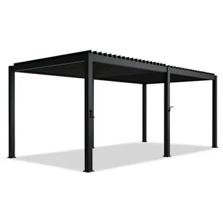 Juskys Lamellendach Tahiti 3 x 5,9 m grau