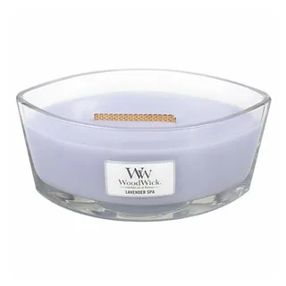 Woodwick Duftkerze Lavender Spa 454 g lila