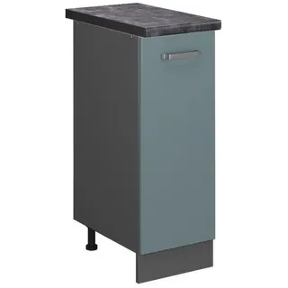 Vicco Apothekerschrank R-Line 30 x 81,6 x 60 cm Blau-Grau