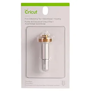 Cricut Fine Debossing Tip + QuickSwap Housing for Maker machines, Multicolour, one size
