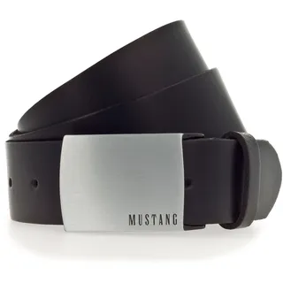 MUSTANG Koppelgürtel, vegetabil gegerbtes Rindleder mit Pull-Up Effekt, schwarz