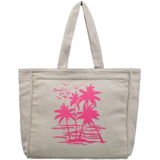 Roxy Drink The Wave Strandtasche Nylon Beige/Grey