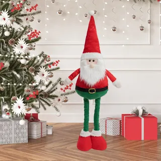 ACTOYS Weihnachtswichtel, 21 in, Weihnachtsmann, Schneemann, Rentier mit Teleskopische, Weihnachtself zum Ausziehen, Wichtel Groß, Weihnachtsdekoration, Christmas Decorations (N1)
