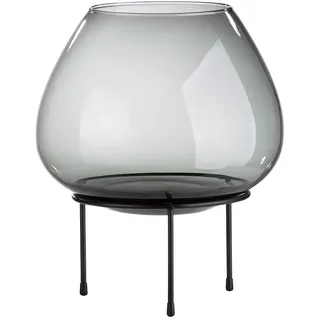 Gilde Windlicht Vitu 30 cm schwarz
