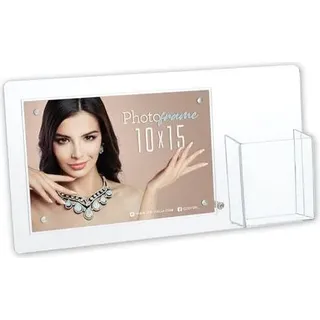 ZEP Acryl Visitenkartenhalter Magnetic Frame Lowell 10x15 cm Transparent