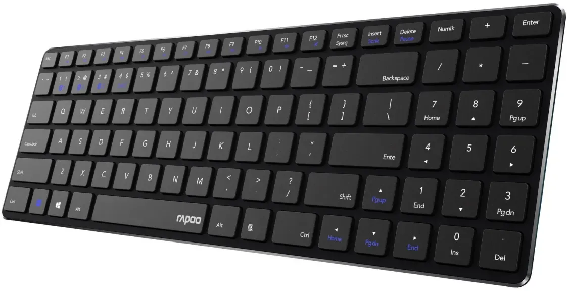 Bild von Tastatur RF Wireless QWERTY Schwarz