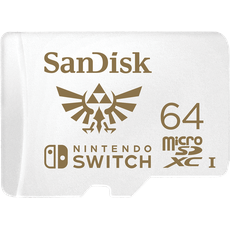 Bild von Nintendo Switch microSDXC UHS-I U3 Class 10 64 GB weiß