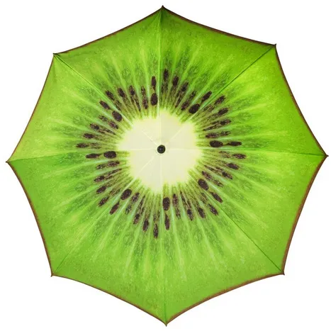 Bild von Sonnenschirm »Basic Frucht«, ØxH: 180 x 221cm, abknickbar, Sonnenschutzfaktor: 50+ - gruen