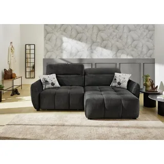 Jockenhöfer Gruppe »Zoom, L-Form, 140kg Belastbarkeit je Sitzplatz« 60cm elektromotorische Sitztiefenverstellung,USB-Ladeports,Kopfstützen