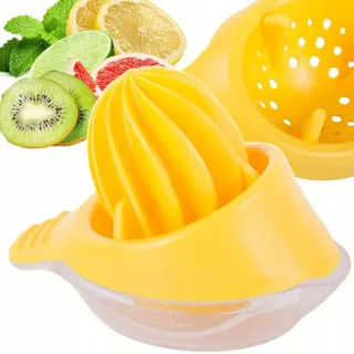 Verk 07213 Manuelle Zitruspresse Orangensaftpresse 50 ml AKTION - Gelb