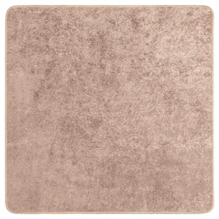 vidaXL Teppichläufer MARSA Sand 100 x 100 cm Polyester und PVC - Gelb