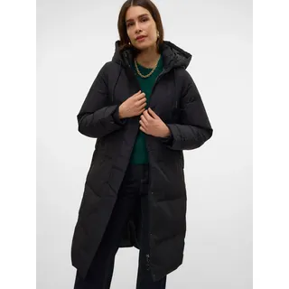 Vero Moda Steppmantel »VMLEONIEANNE LONG DOWN COAT GA NOOS«, schwarz