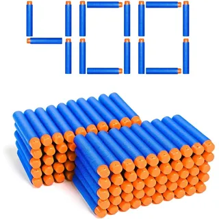 400 Pfeile Dart Bullets für Nerf N Strike 2.0 Blaster, Ersatzpfeile Munition Foam Darts kompatibel mit Nerf Hasbro Fortnite