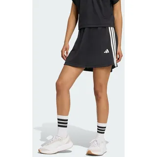 adidas Stadium 3-Streifen Tennis Inspired Jacquard Skort Damen Rock - Black / Off White XS