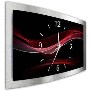 Bilder-Manufaktur bm 3D Funk Quarz Quarzwanduhr Wanduhr Funkwanduhr Funkwanduhren Funkuhr Funkuhren kein Ticken lautlos geräuschlos leise modern ohne Tickgeräusche Gross XXL MF5-3D-10398a-funk