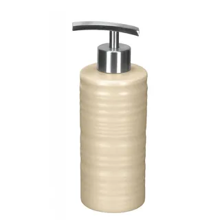 KLEINE WOLKE Seifenspender Sahara Accessoires, Keramik, Natur, 60x180 mm