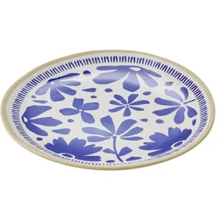 APS FLORYN Teller 27 cm blau/weiß/beige