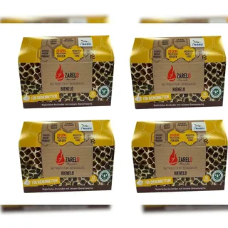 Zarelo Grillanzünder 32 Stück Bienenwachs braun