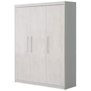 roba Kinderkleiderschrank Maren 131 x 190 x 52 cm Eiche grau weiß