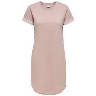 JDY Damen Sommer Kurzarm Kleid JDYIVY Midi Fit Dress Shirtkleid | 36 - Rosa